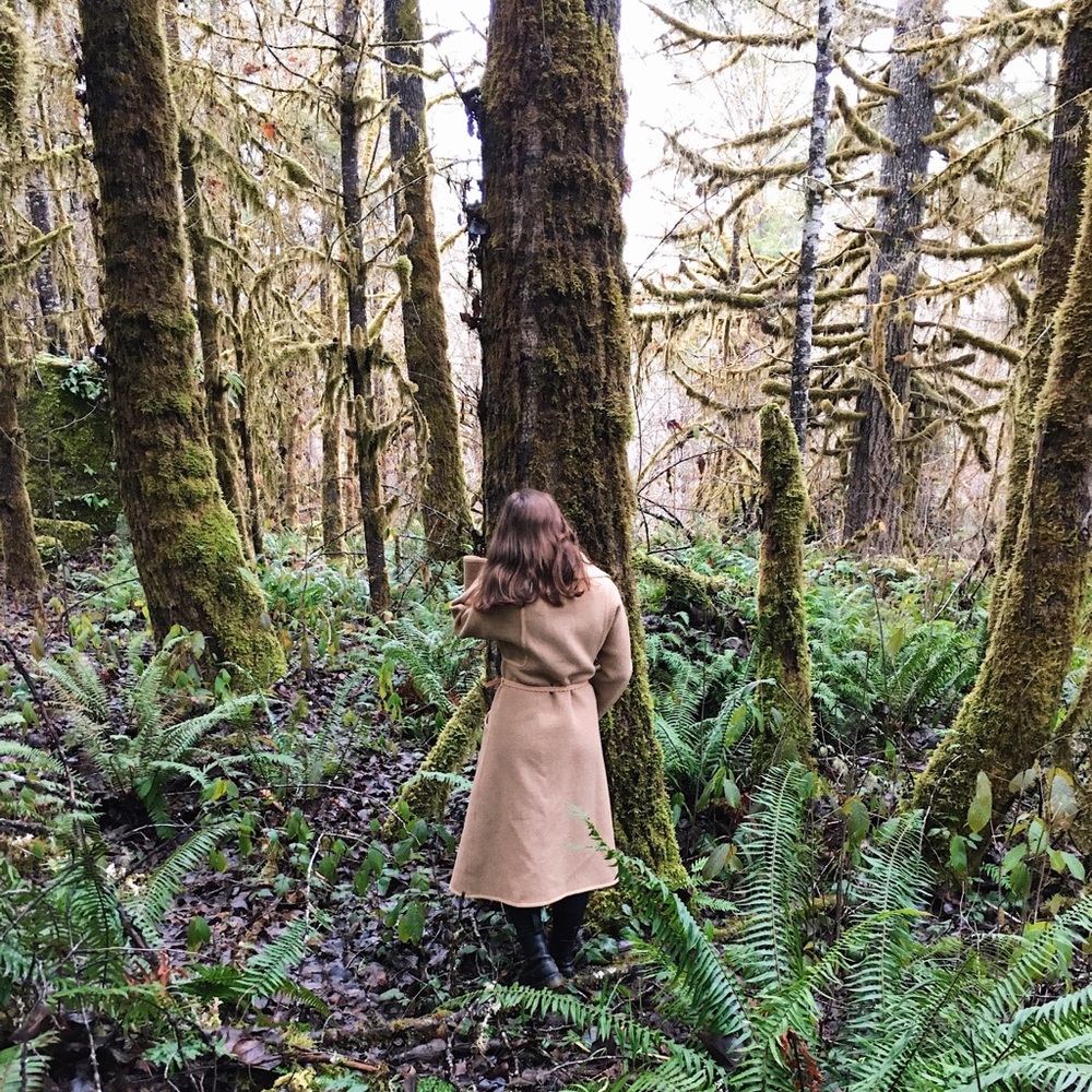 Vintage Tan Wool Winter Coat - Picture 1 of 6